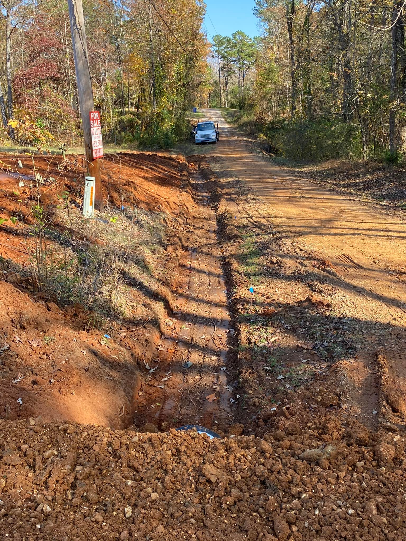 Site preparation locally